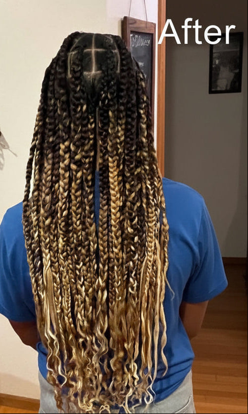 3. Large Knotless Braids (Hair included with price)